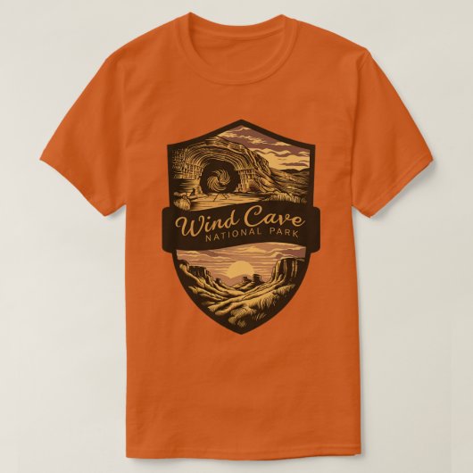 T-shirt Parc national de Wind Cave US (Design devant)