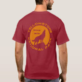 T-shirt Parc national de Yellowstone (Dos)