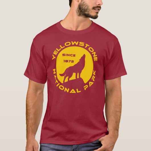 T-shirt Parc national de Yellowstone (Devant)