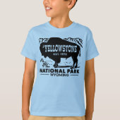 T-shirt Parc national de Yellowstone (Devant)