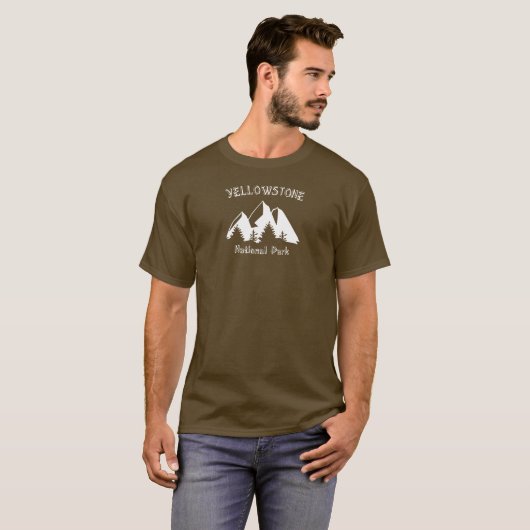 T-shirt Parc national de Yellowstone (Devant entier)