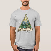 T-shirt Parc national de Yellowstone (Devant)