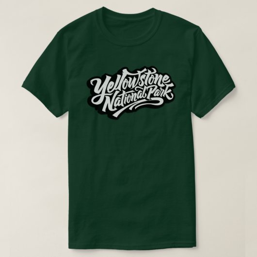 T-shirt Parc national de Yellowstone (Design devant)