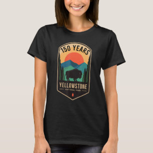 T-shirt Parc national de Yellowstone 150 ans