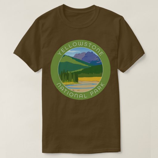 T-shirt Parc national de Yellowstone 5 (Design devant)