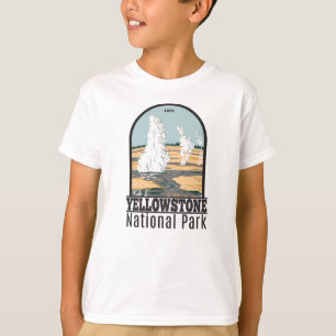 T-shirt Parc national de Yellowstone Bassin de Norris Geys