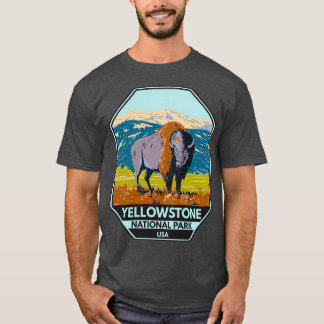 T-shirt Parc national de Yellowstone Bison nord-américain