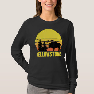 T-shirt Parc national de Yellowstone Coucher du soleil 1