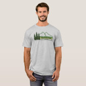 T-shirt Parc national de Yellowstone Grandes vertes (Devant entier)