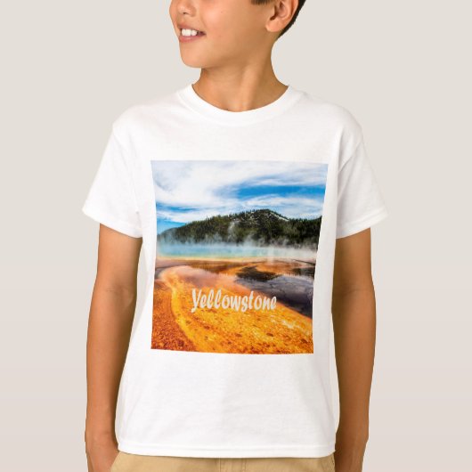 T-shirt Parc national de Yellowstone Monts Nature Animaux (Devant)
