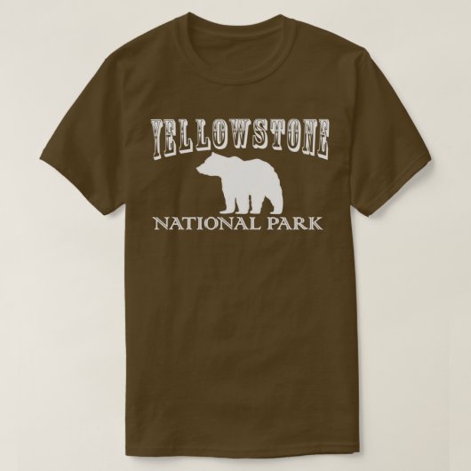 T-shirt Parc national de Yellowstone Musique de Yellowston (Design devant)