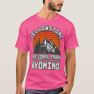 T-shirt Parc national de Yellowstone Randonnée du Wyoming