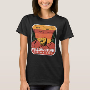 T-shirt Parc national de Yellowstone Souvenir Grizzly Ours