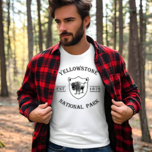 T-shirt Parc national de Yellowstone vintage