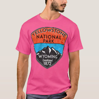 T-shirt Parc national de Yellowstone Wyoming Randonnée Hik