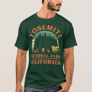 T-shirt Parc national de Yosemite Californie Ours Nature H
