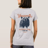 T-shirt Parc national de Yosemite en Californie Ours noir (Dos)