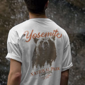 T-shirt Parc national de Yosemite en Californie Ours noir