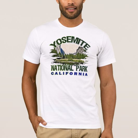 T-shirt Parc national de Yosemite, la Californie (Devant)