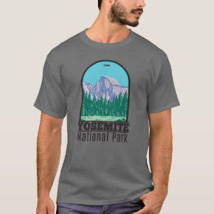 T-shirt Parc national de Yosemite - Moitié Dôme Californie