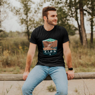 T-shirt Parc national de Zion Camping en plein air   T-shi