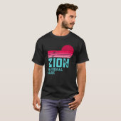 T-shirt Parc national de Zion | Retro 80'S Distressed (Devant entier)
