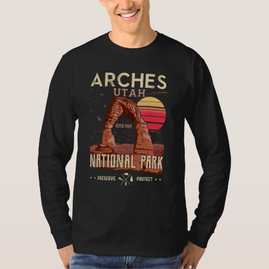 T-shirt Parc national des Arches Parc national Utah (Devant)