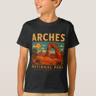 T-shirt Parc national des Arches Utah sentiers du désert r