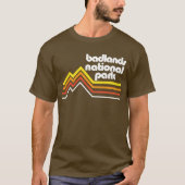 T-shirt Parc national des Badlands (Devant)