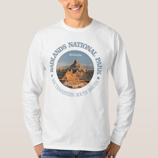 T-shirt Parc national des Badlands (Devant)