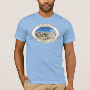 T-shirt Parc national des Badlands dans le Dakota du Sud