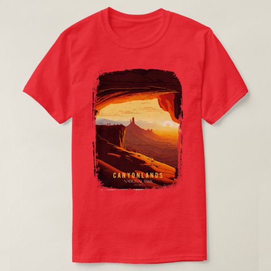 T-shirt Parc national des Canyons 1 (Design devant)