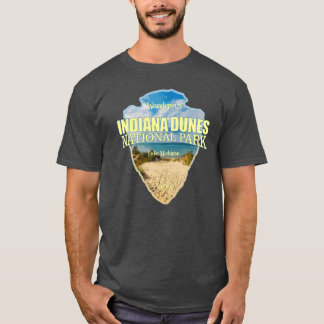 T-shirt Parc national des dunes de l'Indiana pointe de flè