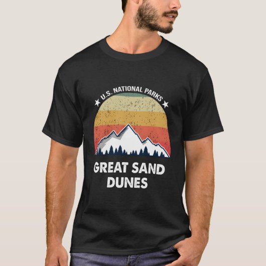 T-shirt Parc national des Dunes de sable (Devant)