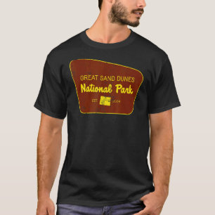 T-shirt Parc National Des Dunes De Sable Great Colorado Di