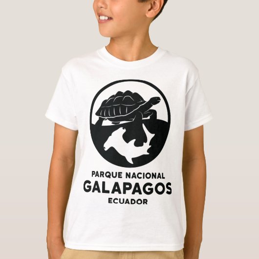 T-shirt Parc national des Galapagos de requins à marteau d (Devant)