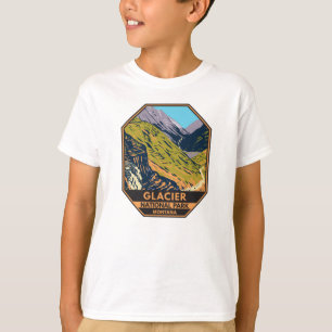 T-shirt Parc national des Glaciers Aller au chemin Sun