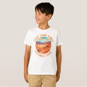 T-shirt Parc national des Great Sand Dunes Cercle en détre (Devant entier)