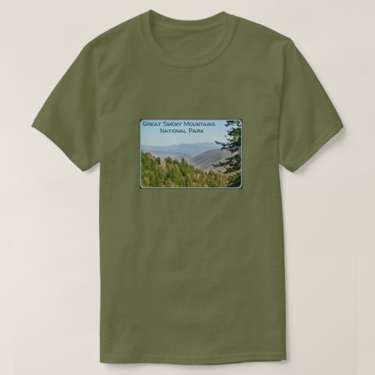 T-shirt Parc national des Great Smoky Mountains (Design devant)