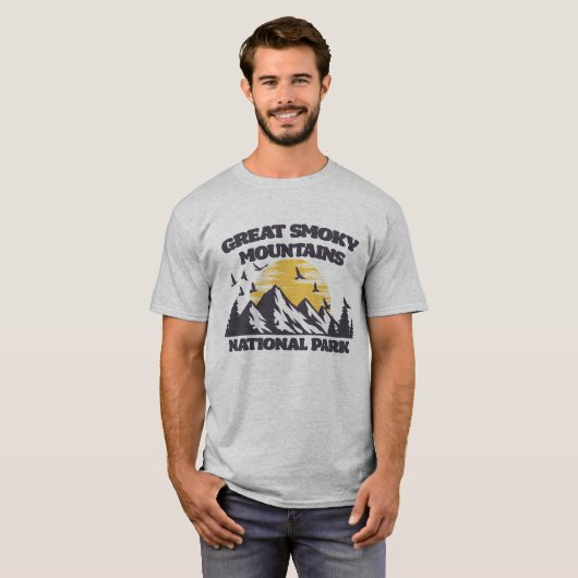 T-shirt Parc national des Great Smoky Mountains (Devant entier)