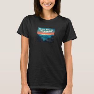 T-shirt Parc national des Great Smoky Mountains Nature Gra