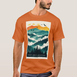 T-shirt Parc national des Great Smoky Mountains Voyage 10