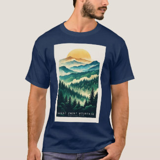 T-shirt Parc national des Great Smoky Mountains Voyage 12