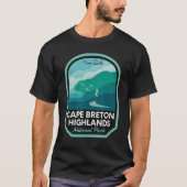 T-shirt Parc national des Hautes-Terres-du-Cap-Breton (Devant)