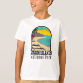 T-shirt Parc national des Îles Vierges Trunk Bay Beach T-S (Devant)