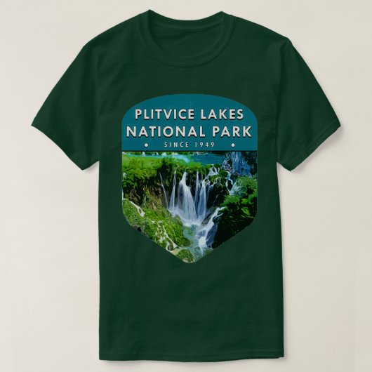 T-shirt Parc national des Lacs Plitvice (Design devant)