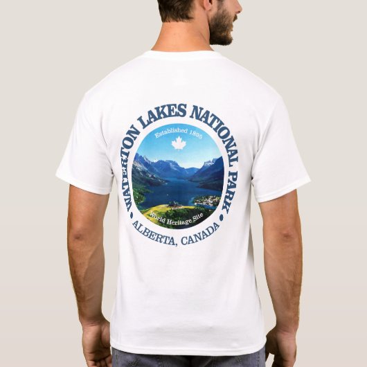 T-shirt Parc national des Lacs-Waterton (Dos)