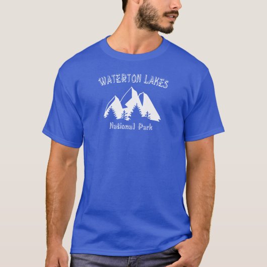 T-shirt Parc national des Lacs-Waterton (Devant)
