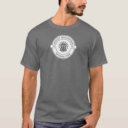 T-shirt Parc national des Rocheuses (Devant)