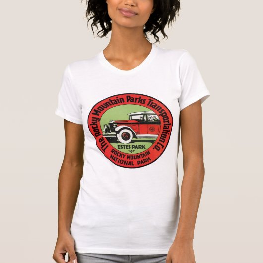 T-shirt Parc national des Rocheuses (Devant)
